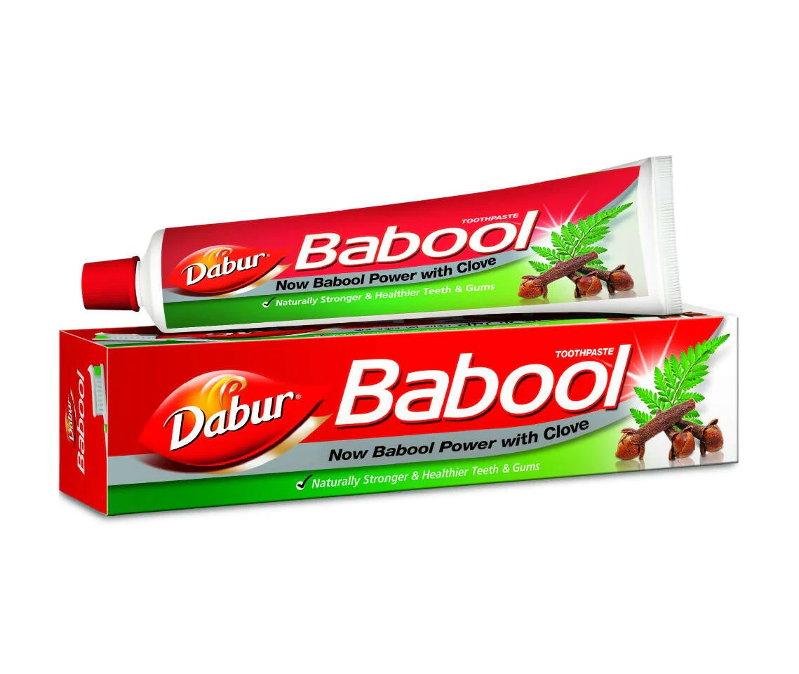 Dabur Babool Ayurvedic Toothpaste for Strong Teeth, 180 g-1.webp